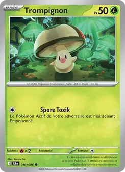 Carte Pokémon Trompignon 010 — Foudre Noire