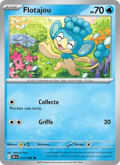 Carte Pokémon Flotajou 017 — Foudre Noire