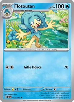 Carte Pokémon Flotoutan 018 — Foudre Noire