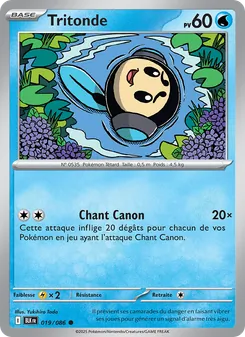 Carte Pokémon Tritonde 019 — Foudre Noire