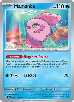 Carte Pokémon Mamanbo 024 — Foudre Noire