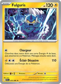 Carte Pokémon Fulguris 033 — Foudre Noire