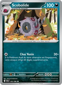 Carte Pokémon Scobolide 055