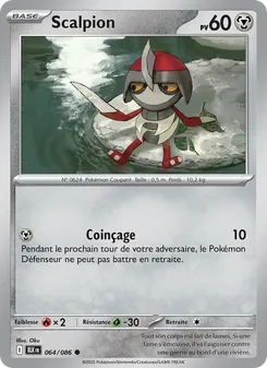 Carte Pokémon Scalpion 064 — Foudre Noire