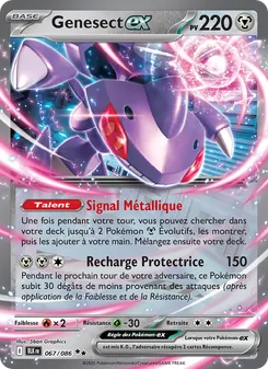 Carte Pokémon Genesect-ex 067 — Foudre Noire