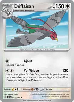 Carte Pokémon Déflaisan 073 — Foudre Noire