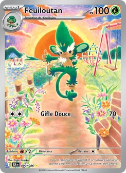 Carte Pokémon Feuiloutan 090 — Foudre Noire