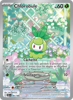 Carte Pokémon Chlorobule 091 — Foudre Noire