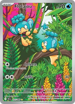 Carte Pokémon Flotajou 101 — Foudre Noire