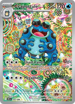 Carte Pokémon Crapustule 105 — Foudre Noire