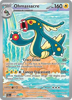 Carte Pokémon Ohmassacre 115 — Foudre Noire