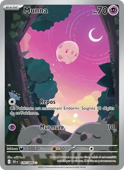 Carte Pokémon Munna 116 — Foudre Noire