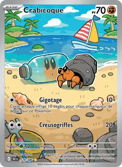 Carte Pokémon Crabicoque 129 — Foudre Noire