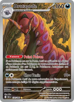 Carte Pokémon Brutapode 134 — Foudre Noire