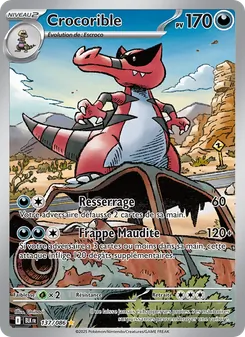 Carte Pokémon Crocorible 137 — Foudre Noire