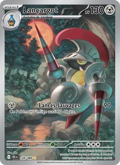 Carte Pokémon Lançargot 138 — Foudre Noire