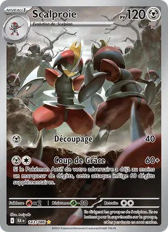 Carte Pokémon Scalproie 143 — Foudre Noire