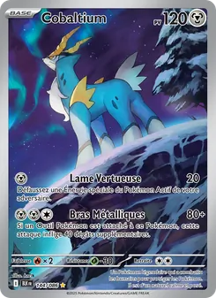 Carte Pokémon Cobaltium 144 — Foudre Noire