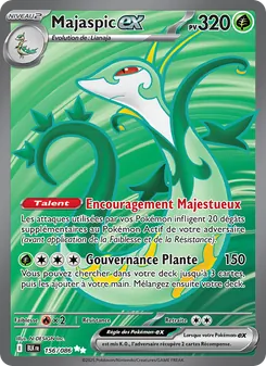 Carte Pokémon Majaspic-ex 156 — Foudre Noire