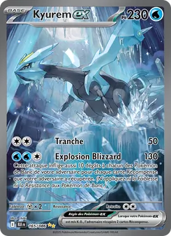 Carte Pokémon Kyurem-ex 165 — Foudre Noire