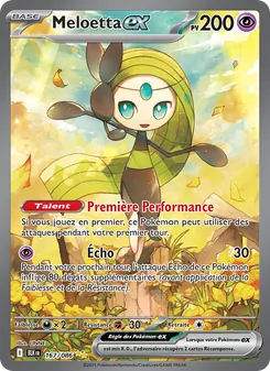 Carte Pokémon Meloetta-ex 167 — Foudre Noire