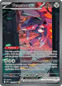 Carte Pokémon Genesect-ex 169 — Foudre Noire