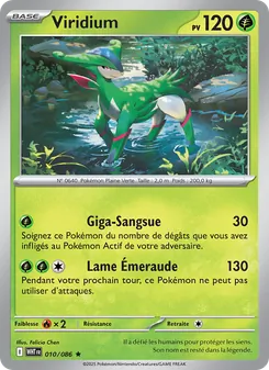 Carte Pokémon Viridium 010
