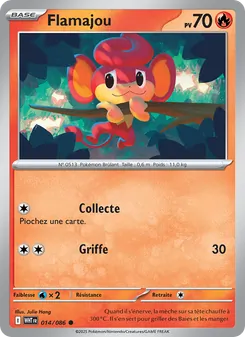 Carte Pokémon Flamajou 014