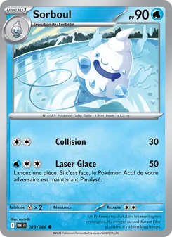 Carte Pokémon Sorboul 028