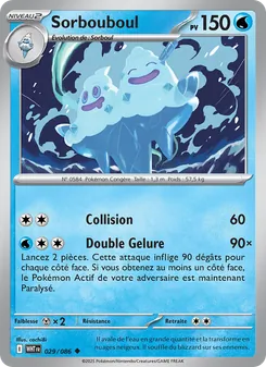 Carte Pokémon Sorbouboul 029