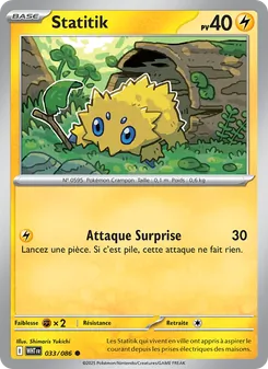 Carte Pokémon Statitik 033