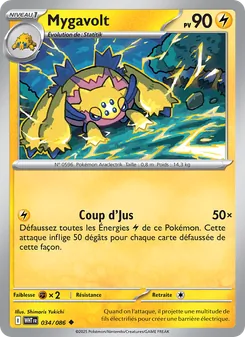Carte Pokémon Mygavolt 034