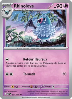Carte Pokémon Rhinolove 037 — Flamme Blanche
