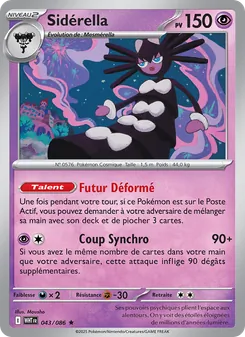Carte Pokémon Sidérella 043