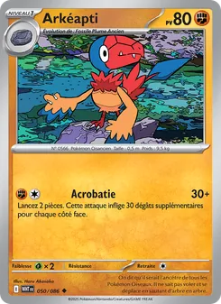 Carte Pokémon Arkéapti 050
