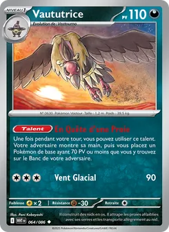 Carte Pokémon Vaututrice 064