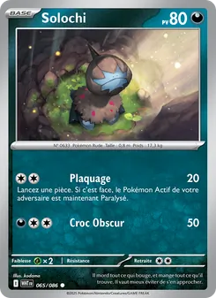 Carte Pokémon Solochi 065