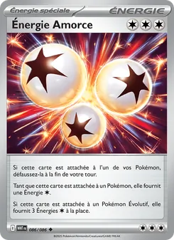 Carte Pokémon Énergie Amorce 086