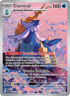 Carte Pokémon Clamiral 107