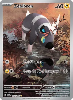 Carte Pokémon Zébibron 114
