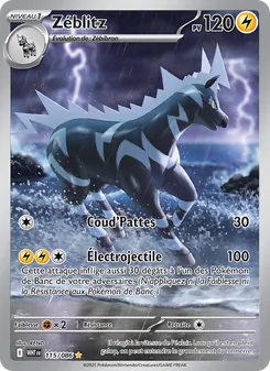 Carte Pokémon Zéblitz 115