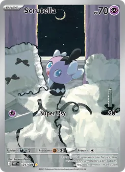 Carte Pokémon Scrutella 124