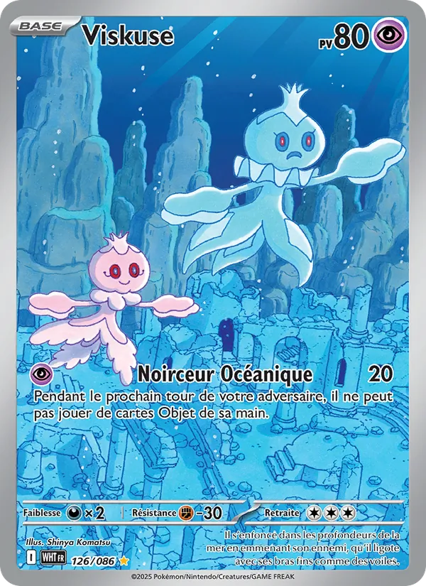 Carte Pokémon Viskuse 126/86 de l'extension Flamme Blanche