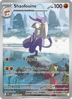 Carte Pokémon Shaofouine 134