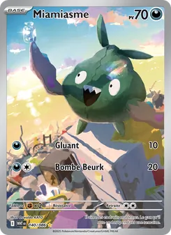 Carte Pokémon Miamiasme 140