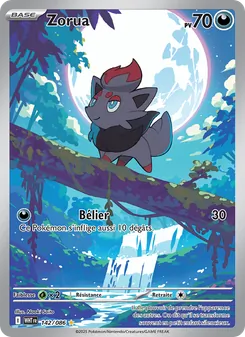 Carte Pokémon Zorua 142