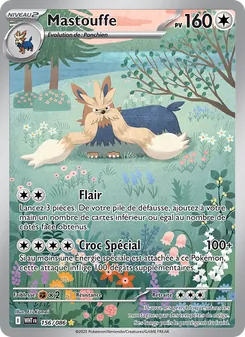 Carte Pokémon Mastouffe 156 — Flamme Blanche