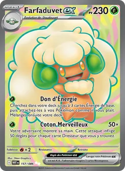 Carte Pokémon Farfaduvet-ex 157 — Flamme Blanche