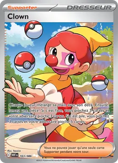 Carte Pokémon Clown 163 — Flamme Blanche