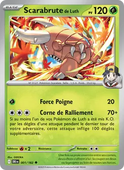 Carte Pokémon Scarabrute de Luth 001